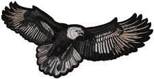 AMERICAN BALD EAGLE USA BIKER LARGE EMBROIDERED PATCH 11