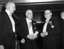 Danish physicist Niels Bohr Sir Lawerence Bragg English nuclear- 1956 Old Photo picture