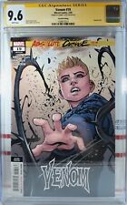 💥 CGC 9.6 NM+ DONNY CATES SIGNED VENOM #19 DYLAN BROCK SECOND PRINTING VARIANT picture