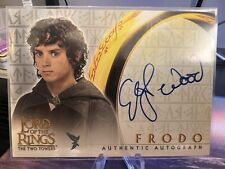 Topps Lord of the Rings Two Towers Autograph Elijah Wood as Frodo Autograph Card picture