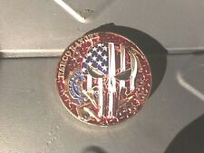 RARE RED 3D NYPD NARCO RANGER PUNISHER #26/50 MARIJUANA CHALLENGE COIN picture