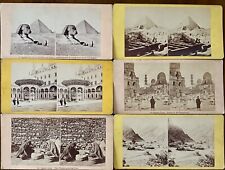 Fantastic collection 1860s Egypt Sphinx Pyramid Cairo Stereoviews by Frank Good picture