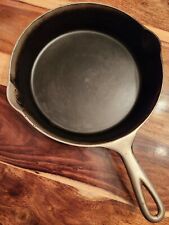 WAGNER Arc Logo, #7 Cast Iron Skillet, Heat Ring, Plated, Circa 1891-1910 picture