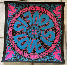 Vtg 23x23 1960s Pandora Blacklight Psychedelic Poster Love Is Love Is C.1967 picture