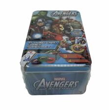 Marvel Avengers Assemble Playing Card Games Super Set Tin Box NEW picture