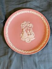 Wedgewood Pink 1983 Jasperware Mary Kay 6.5 Inch Plate, Collectible, Rarer picture