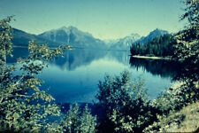 Vintage Photo Slide Lake McDonald Montana Landscape picture