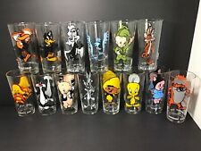 1973 Warner Brothers Looney Tunes Pepsi Glasses Set Of 14 picture