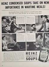 Heinz Tomato Soup Print Ad War Meals Lunch Boxes Advertisement 1944 Ephemera picture