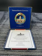 Ornament Texas State Capitol 2018 Capitol Wreath Green Box Pamphlet |NEW picture