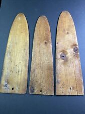 3 Antique 1890s-1910s Inuit Fur Pelt Hide Skin Tanning Stretcher Drying Boards picture