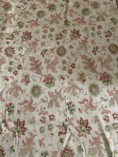 Nina Campbell Floral Print Fabric Tumsong Pattern RARE 8 + continuous yards picture
