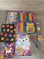 Large Collection Lisa Frank Collectibles Pencil Case, Stencils, Notebooks & More picture