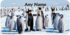 Emperor Penguins Aluminum Any Name Personalized Car Auto Novelty License Plate picture