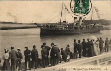CPA AK Calais - The Queen in the Front Port SHIPS (1203193) picture
