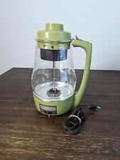 Vintage 1973 Proctor-Silex Glass Coffee Pot Percolator Model 70702 Green Works picture