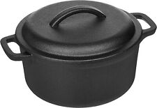 Pre-Seasoned Cast Iron Dutch Oven Pot with Lid and Dual Handles, 2-Quart picture