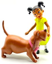 TIANA & STELLA Figure Set DISNEY PRINCESS & FROG Movie Dog Pet PVC TOY Playset picture