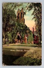 Rome NY-New York, Zion Church, Religion, Antique, Vintage c1914 Postcard picture