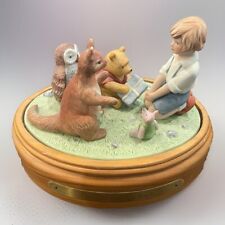 Classic Winnie The Pooh Three Cheers Musical Figurine Style 8176 🎵Memories MINT picture