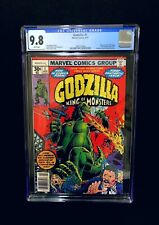 1977 Marvel Comics GODZILLA #1 CGC 9.8 * White Pages * King Of The Monsters picture