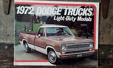 1972 Dodge Trucks Brochure D100 D200 D300  picture