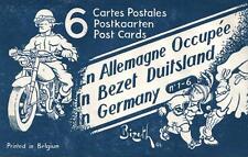 SCARCE GENUINE Wrapper for Comic WWII BIZUTH Anti-German Occupation POSTCARDS picture