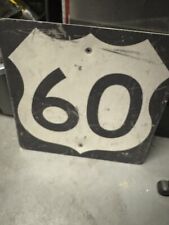 Highway Road Sign “60”.   24” X 24” picture