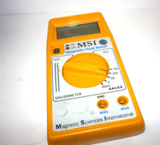 MSI MAGNETIC FIELD METER - GAUSSMETER -  UNTESTED picture