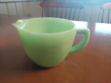 Vintage Jadeite 2 Cup Measuring Cup With Sunflower Bottom picture