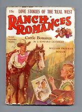 Ranch Romances Pulp Sep 1938 Vol. 82 #3 GD picture