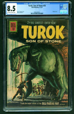 Turok Son of Stone #25 CGC 8.5 Dell 1961 cool dinosaur cover picture