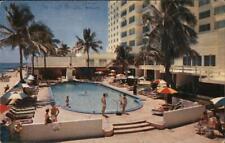 1958 Miami Beach,FL The Crown Hotel Miami-Dade County Florida Chrome Postcard picture