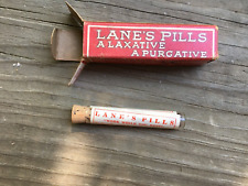 Lane's Pills, Laxative, vintage medicine picture