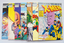 Official Marvel Index to the X-Men # 1-7 Full Run Comic Book Lot  ~ 1987 LOOK picture