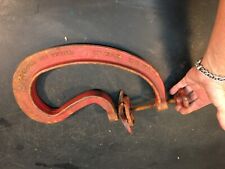Vintage 1930s Shaler Co. Tubeless Tire Vulcanizer Tire Patch Indust  Clamp 3.5in picture