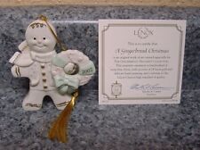 2002 Lennox Ornament w/Box GINGERBREAD CHRISTMAS CHURCH SALE picture
