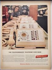 1960 Western Electric Bell Telephoningest Telephone Ever Made Vtg Print Color Ad picture