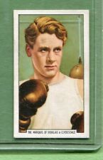 1936 GALLAHER CIGARETTES SPORTING PERSONALITIES #47 THE MARQUIS OF DOUGLAS picture