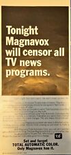 1969 Magnavox Television vintage print ad TOTAL AUTOMATIC COLOR  picture