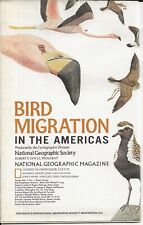 1979  MAP OF BIRD MIGRATION IN THE AMERICAS  NATIONAL GEOGRAPHIC VF picture