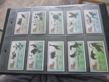 BROOKE BOND 40 years of Cards (1954-94)  Black Backs -  Set 48 Tea /Trade Cards  picture
