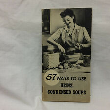 Vintage 1944 Heinz Condensed Soups Recipes Pittsburgh PA picture