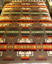 Vintage Pendleton Wool Blanket Chief Joseph Beaver State 62” x 82” picture