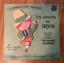 Walt Disney Record I'll Always Be Irish