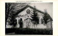 Modern synagogue Wagner Avenue Fleischmanns New York Postcard picture