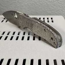 Spyderco Shaman Textile Knife Scales - Gray picture