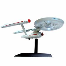 USS Enterprise NCC-1701 TOS Star Trek Original Show Classic Light Up Toy w Stand picture