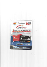 MASTERCARD-PREPAID BLACK AND RED CARDS TRANSCASH CARD PACK picture