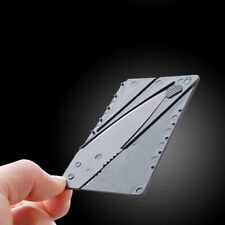 Black Credit Card Folding Knife Card Sharp Wallet Folding Pocket Micro Knife picture